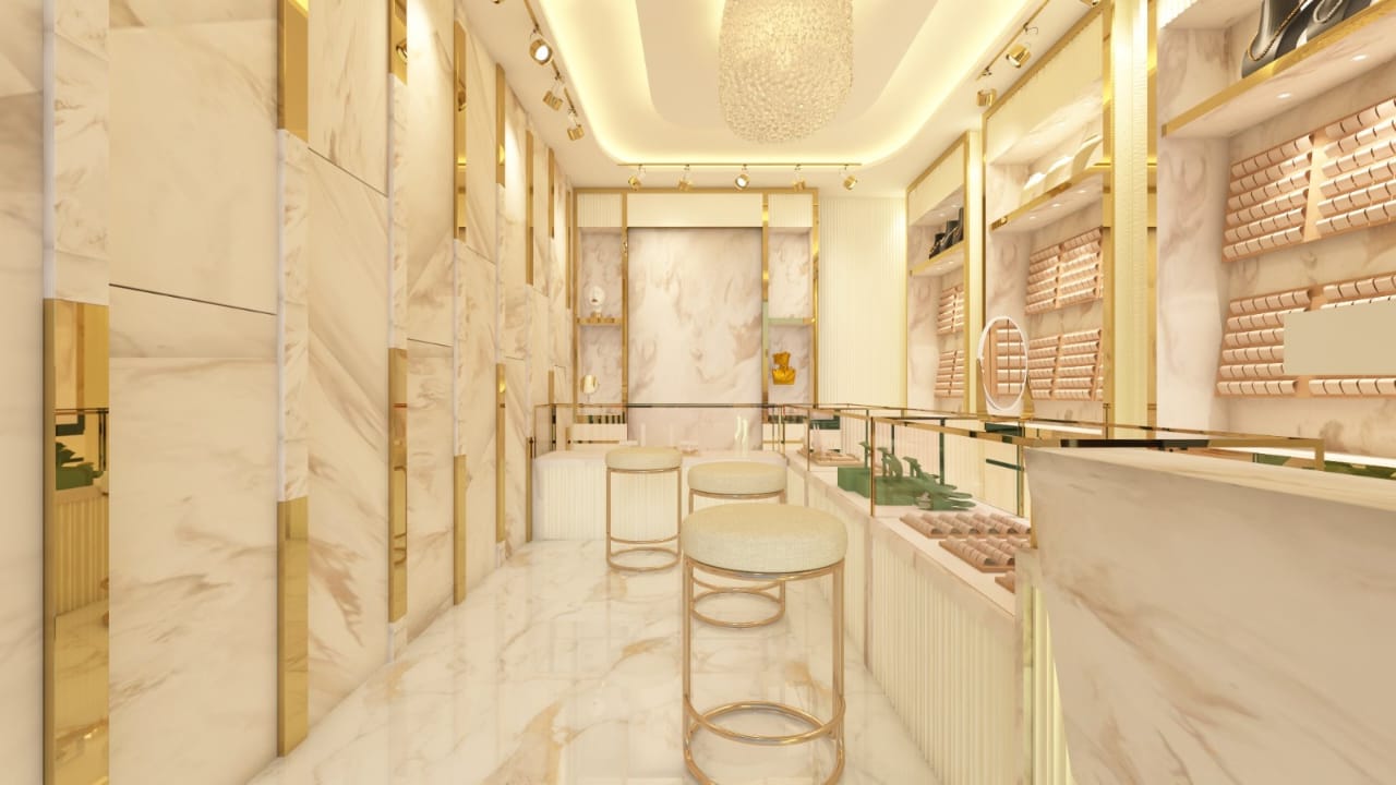 Majlis Alkanz Store Interior - Gold Collection
